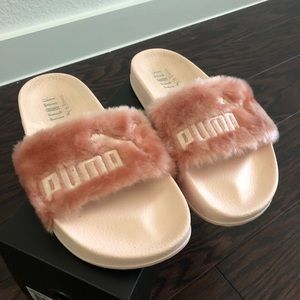 Fenty Fur Slides